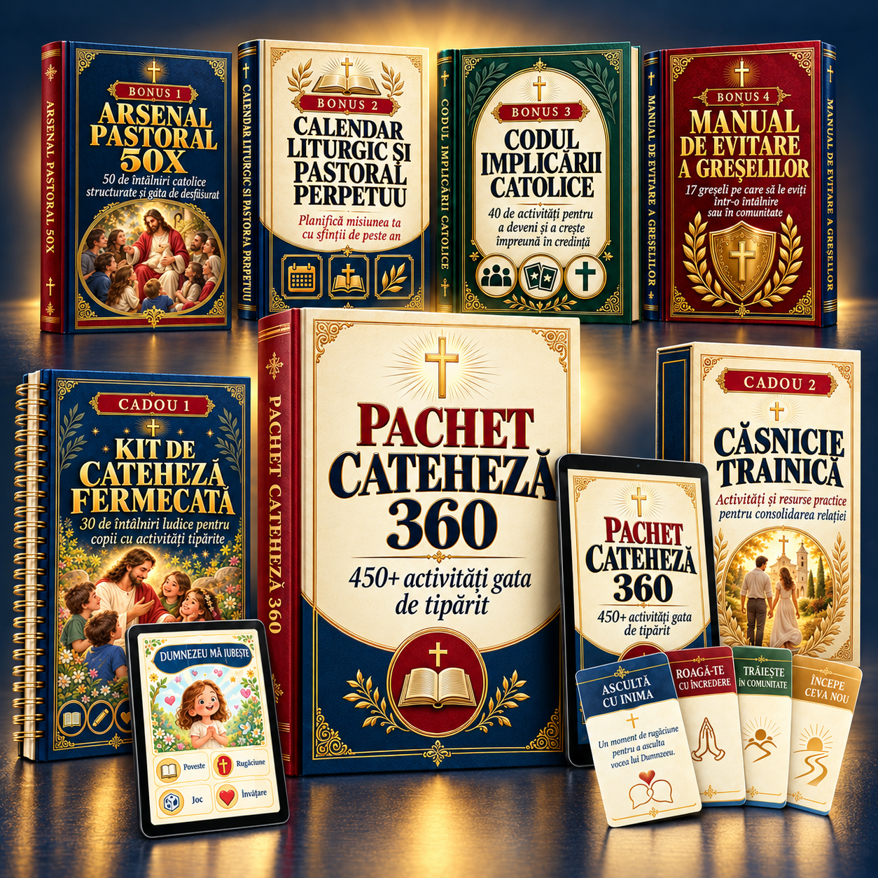 Pachet Cateheză 360 · material inclus
